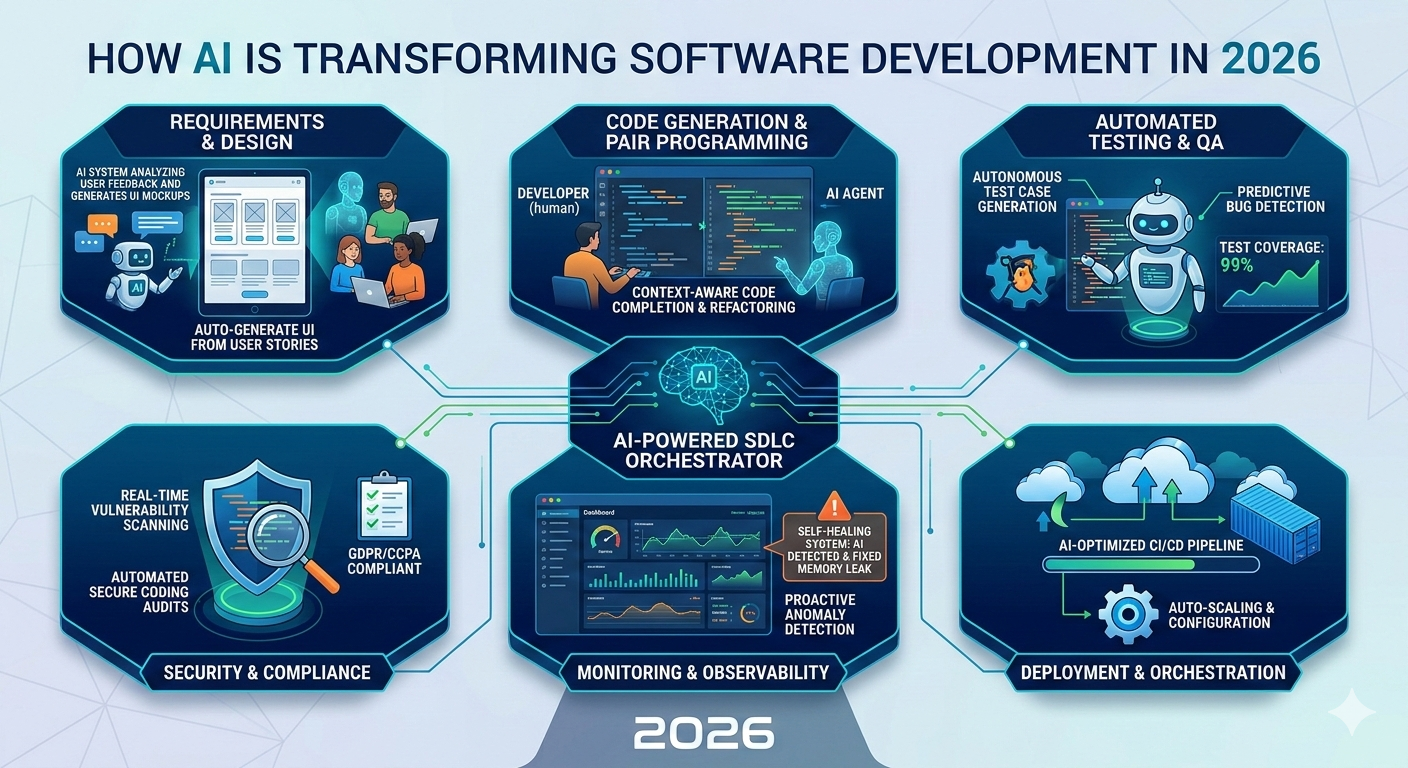 How AI is Transforming Software Development in 2026 | Skillions ...