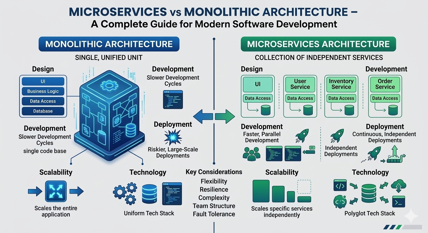 Microservices vs Monolithic Architecture